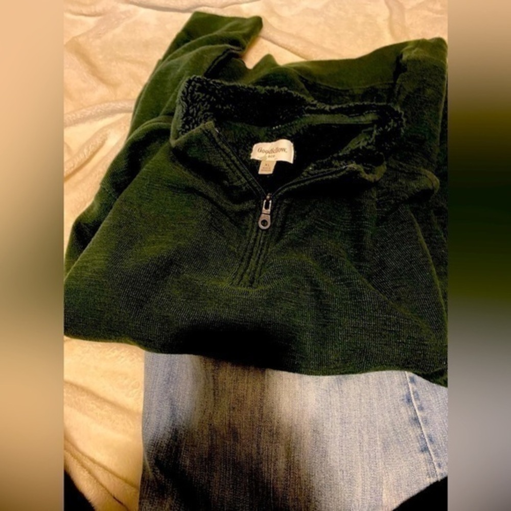 Goodfellow & Co. mid zip shirt XL